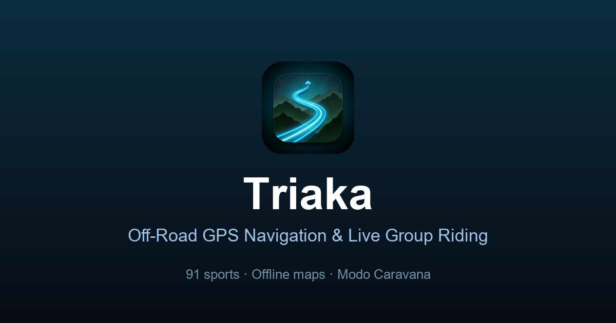 Live group map with chat, waypoints, alternate routes and points of interest.